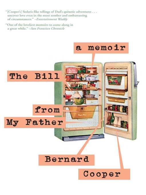 Title details for The Bill from My Father by Bernard Cooper - Available